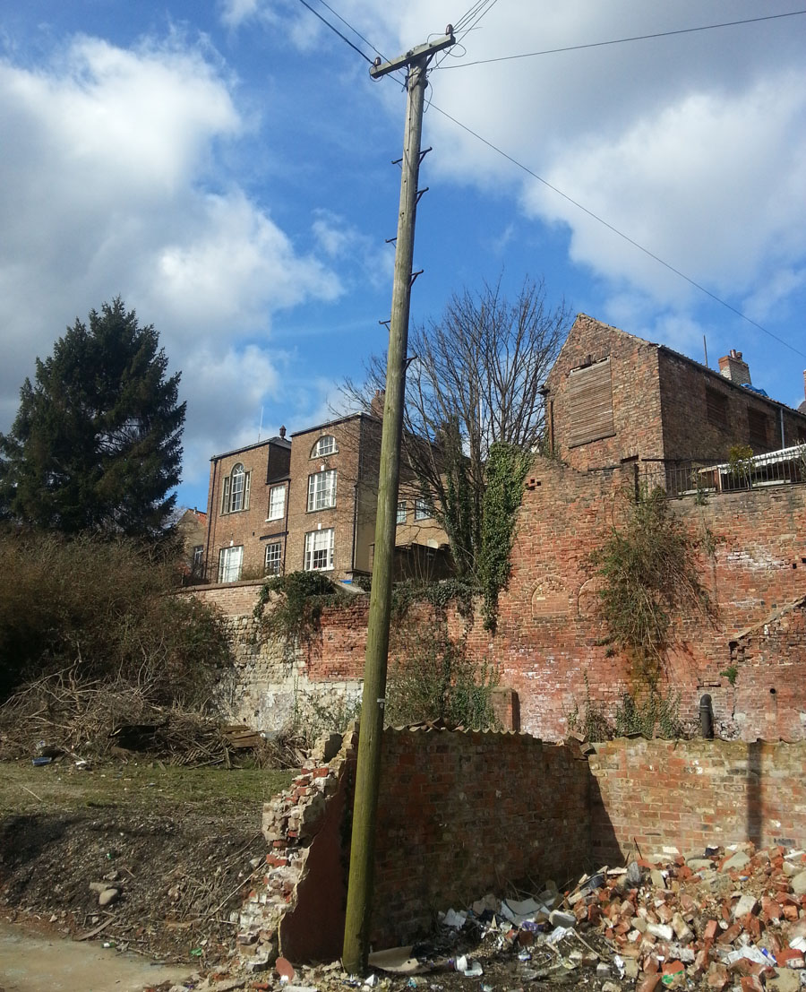 A 1937 telegraph pole A 1937 telegraph pole