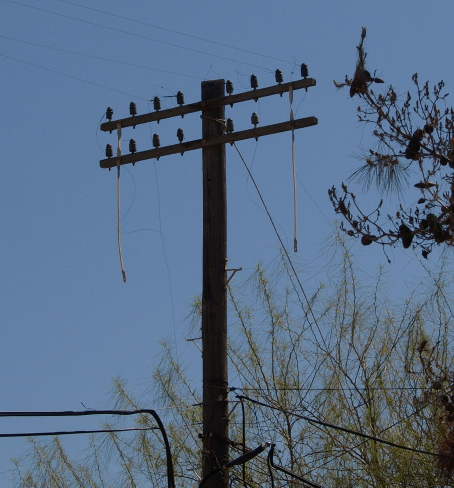 A telegraph pole in Cyrpus Cypriot pole