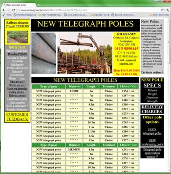 Kilgraney Telegraph Pole Purveyors
