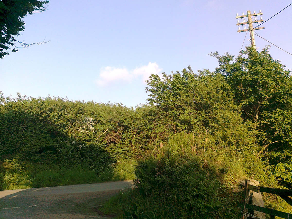 A 3 armed pole near Zelah in Cornwall