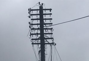An 8 armed pole, now removed from Ashford railway yard in Kent