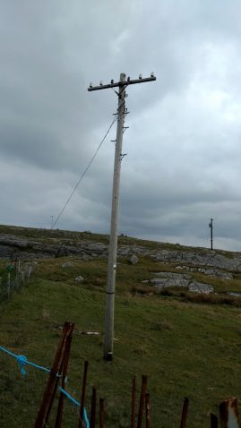 The Berneray 6 insulator pole again.