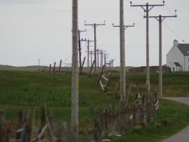 Great run of poles on Benbecula