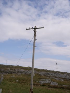 The only pole on Berneray